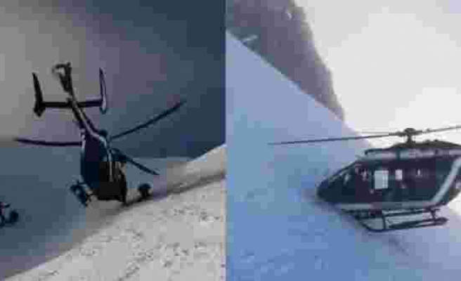 Fransız Alpleri'ndeki Kurtarma Operasyonu Sırasında Gösterdiği Üstün Kontrol Yeteneğiyle Alkış Toplayan Helikopter Pilotu