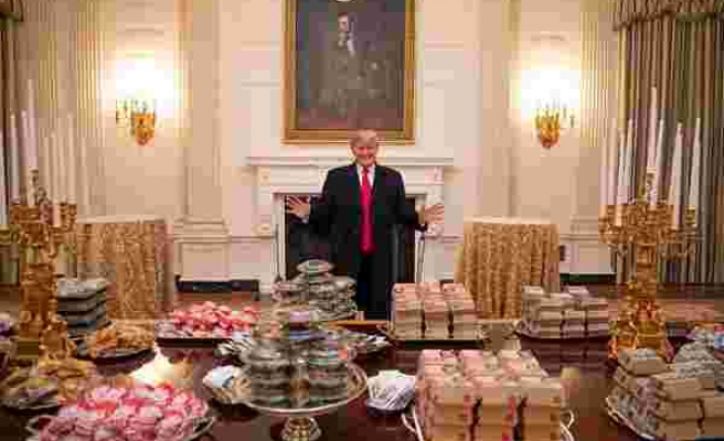 Hesaplar Trump'tan: Hükümetin Kapanması Gerekçesiyle Beyaz Saray'daki Konuklara Fast Food İkram Edildi