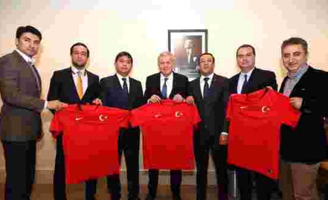 Özbekistan Futbol Federasyonundan TFFye ziyaret
