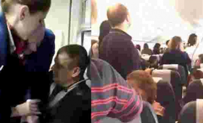 Sarhoş Yolcunun Hostesi Yumruklaması Yüzünden Antalya Uçağı Acil İniş Yaptı!