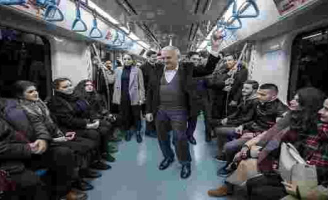 TBMM Başkanı Yıldırım, Marmaray ile yolculuk yaptı