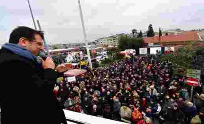 İmamoğlu'ndan Şişli'de greve giden temizlik işçilerine çağrı
