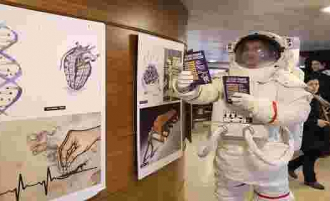 Sigara Bırakma Günü'nde Yeşilay'dan astronotlu farkındalık