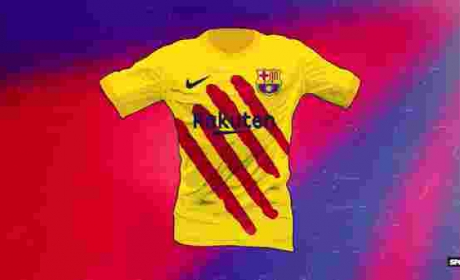 Barcelonanın yeni formasında Katalonya esintisi!