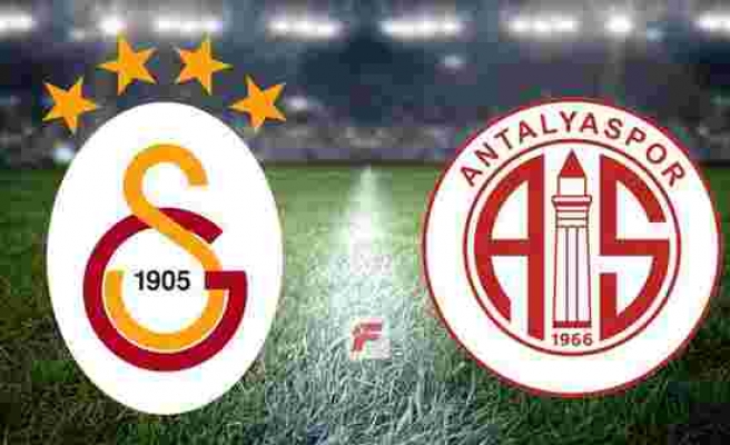 Galatasaray - Antalyaspor maçı hangi kanalda, saat kaçta? (Muhtemel
