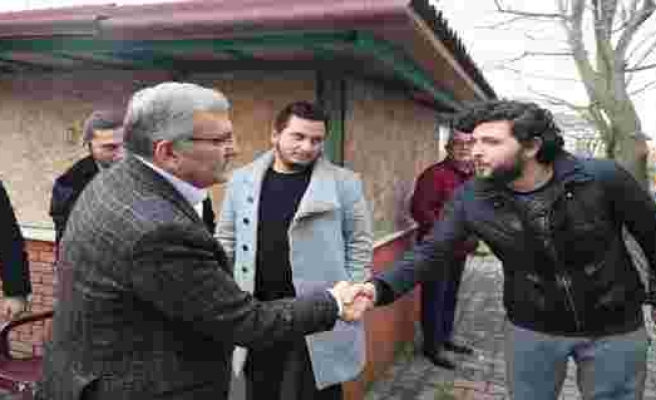 Murat Aydın Çubuklu'da site ziyareti gerçekleştirdi