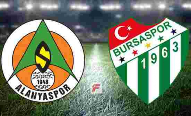 Alanyaspor - Bursaspor maçı hangi kanalda, saat kaçta?