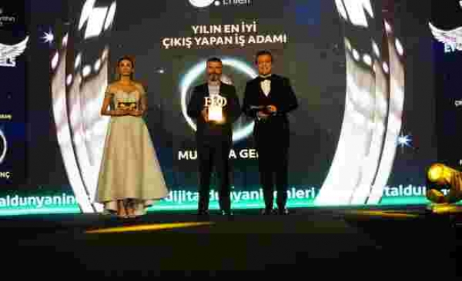 Yılın en iyi çıkış yapan iş adamı: Mustafa Genç seçildi.