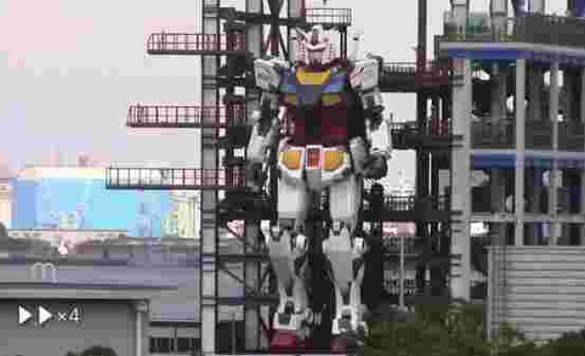 25 Ton Ağırlığında 18 Metrelik Robot Yapan Japonlardan Test Yürüyüşü