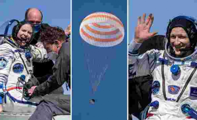 3 Astronot, 6 Aylık Mesainin Ardından Dünya'ya Böyle Döndü