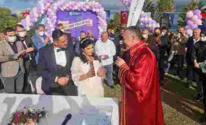 46 Roman çiftin toplu nikah töreni yapıldı