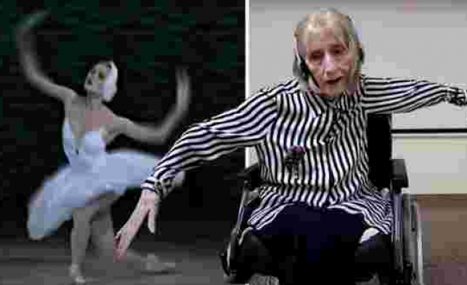 60'lı Yılların Baş Balerinası Olan ve Alzheimer Olan Kadın, Müziği Duyunca Koreografiyi Hatırlayarak Dans Etmeye Başlıyor
