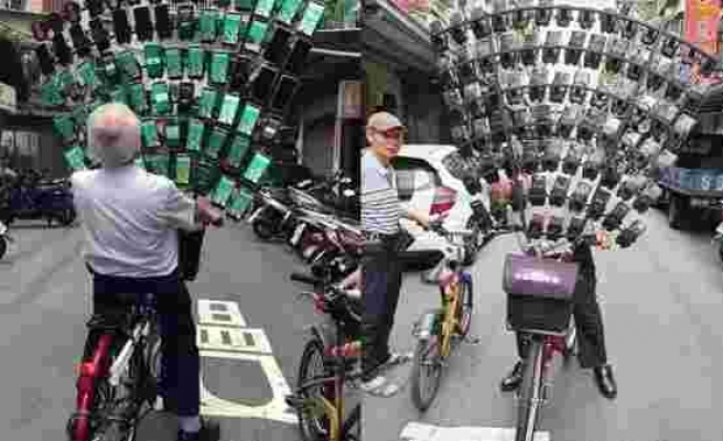 64 Adet Telefonu Bisiklete Bağlayarak Pokemon Go Oynayan 71 Yaşındaki Adam