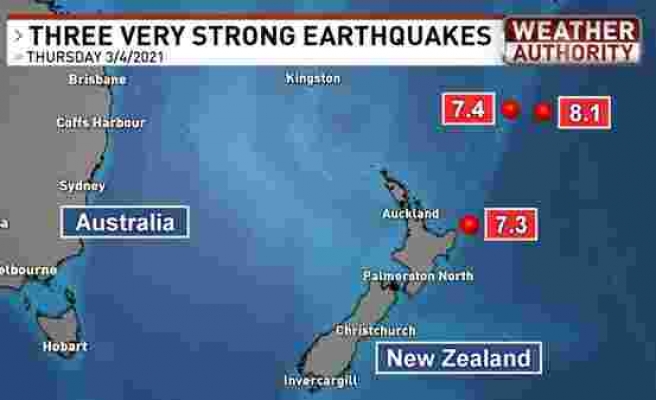 7.3, 7.4 Şimdi de 8.1: Art Arda Depremlerle Sarsılan Yeni Zelanda'da Tsunami Uyarısı Yapıldı