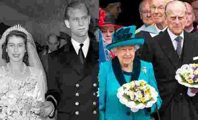 72 yıllık eşini kaybeden Kraliçe Elizabeth'in son görüntüsü dikkat çekti