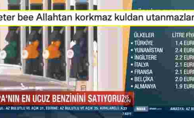 A Haber'de Yayınlanan 'Türkiye Avrupa'nın En Ucuz Akaryakıtını Satıyor' Haberi Vatandaşları Çileden Çıkarttı!