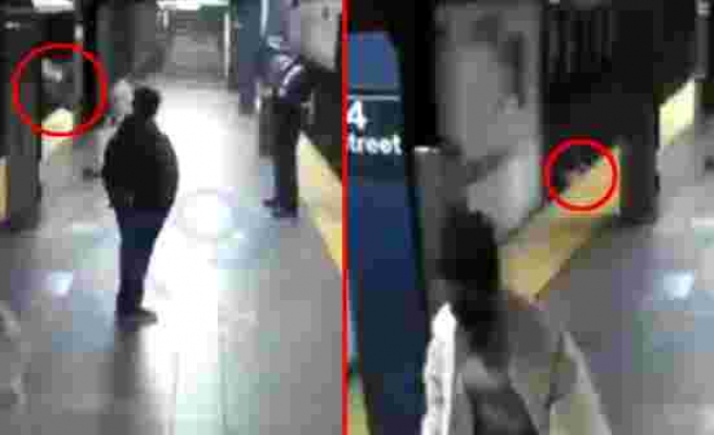 ABD'de evsiz bir adam, tren bekleyen kadını rayların altına itti
