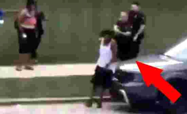 ABD'de polis bir siyahiye arkadan 7 el ateş etti, adamın durumu ağır