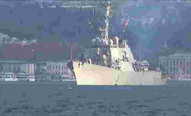 ABD savaş gemisi Sarayburnu’na demirledi