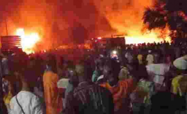 Afrika ülkesinde facia! Yakıt tankeri patladı, 99 kişi hayatını kaybetti