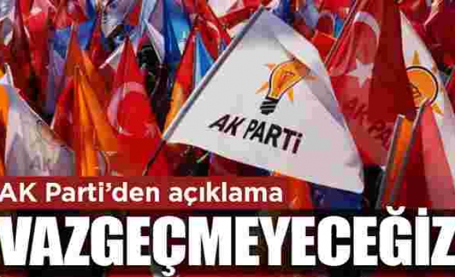 AK Parti'den dolardaki artışla ilgili açıklama: Vazgeçmeyeceğiz