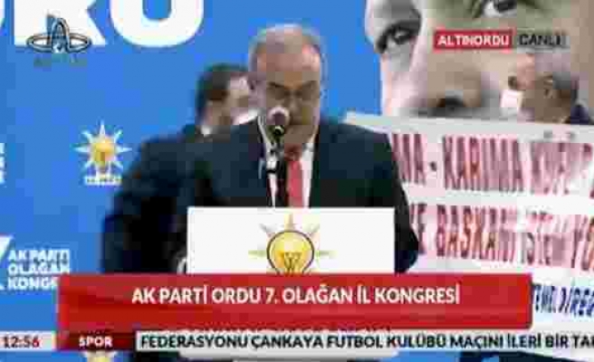 AKP Kongresinde Pankart Şoku: 'Anama Küfür Eden Başkan İstemiyorum'