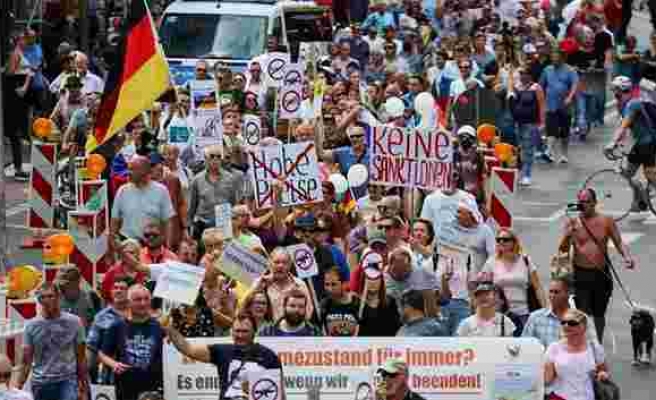 Almanya'da Rus yanlısı protesto