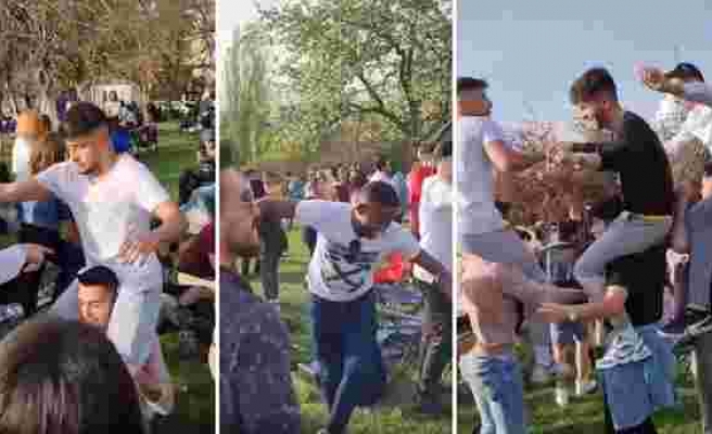 Ankara'da Onlarca Genç Seğmenler Parkı'nda Erik Dalı Eşliğinde Eğlendi