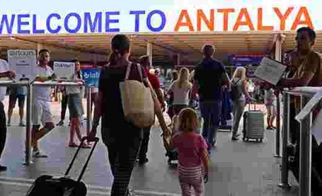 Antalya'ya 1 Ocak’tan itibaren gelen turist sayısı 1 milyon 316 bin oldu