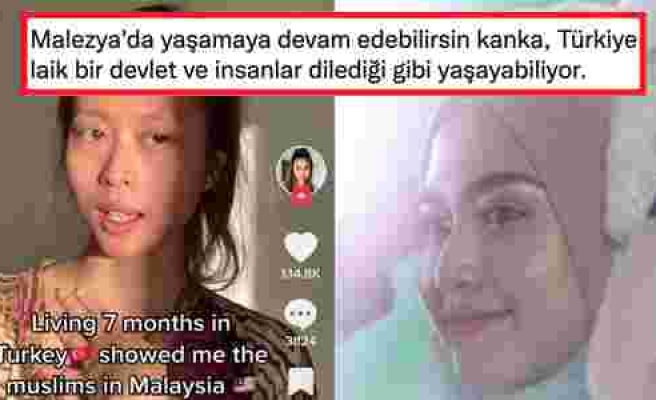 Aylardır Türkiye'de Yaşayan Malezyalı Kadın TikTok Kullanıcısının Yayınladığı Video Tepki Çekti