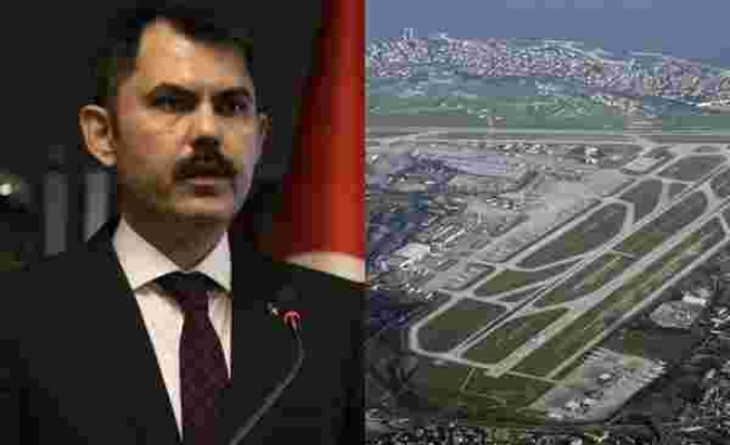 Bakan Kurum'dan Atatürk Havalimanı Paylaşımı: 'Fidanlarıyla Buluşmak İçin Gün Sayıyor'