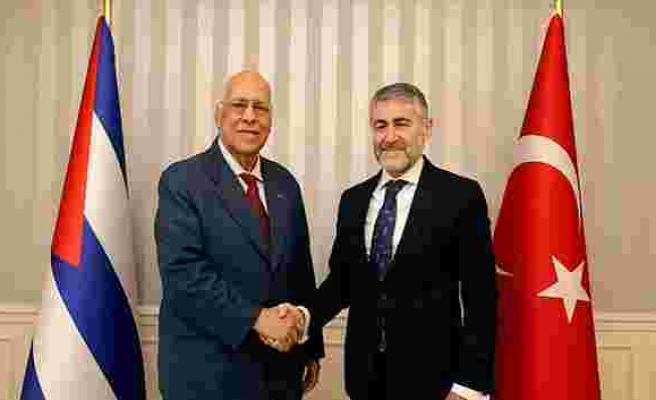 Bakan Nebati, Küba Başbakan Yardımcısı Ruiz ile görüştü