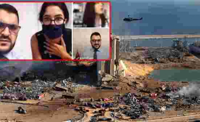 BBC muhabiri, Beyrut'u yerle bir eden patlamaya canlı yayında yakalandı
