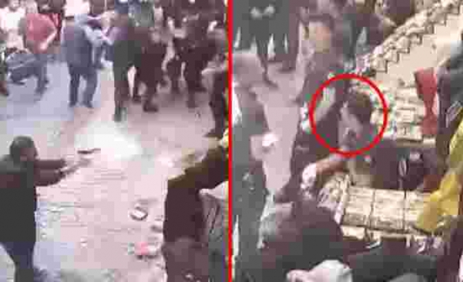 Beyazıt'ta 7 kişinin yaralandığı çatışmanın yeni görüntüleri ortaya çıktı! Doğrudan polise ateş edildi - Haberler