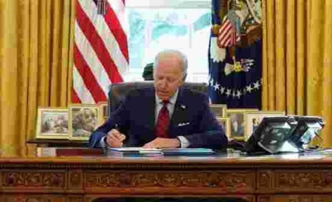 Biden'dan Kongre'ye, Ukrayna'ya yapılacak askeri yardım için tebligat