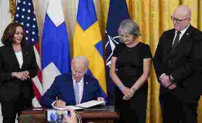 Biden İsveç ve Finlandiya'nın NATO üyeliği için onay belgesini imzaladı 