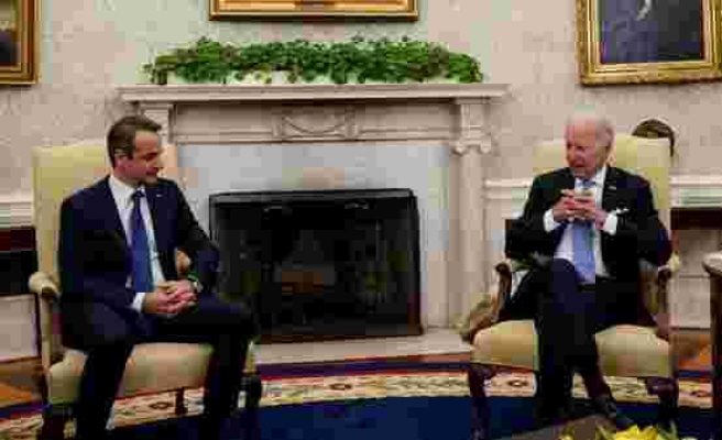 Biden ve Miçotakis Beyaz Saray'da Ukrayna savaşını görüştü