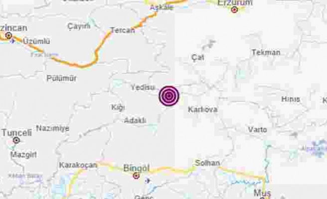 Bingöl'de 4.2 Büyüklüğünde Deprem