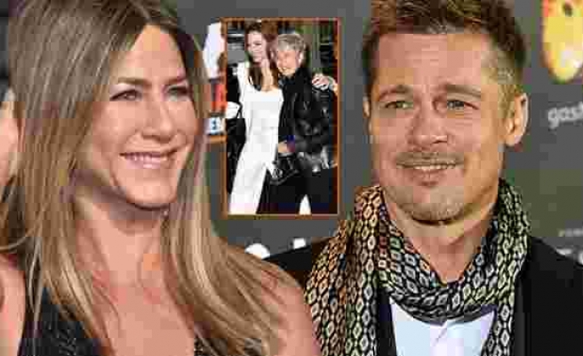 Brad Pitt'in annesinden olay Jennifer Aniston atağı!