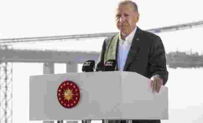 Çanakkale Köprüsü'nde sona doğru... Cumhurbaşkanı Erdoğan'dan 'Kanal İstanbul' mesajı