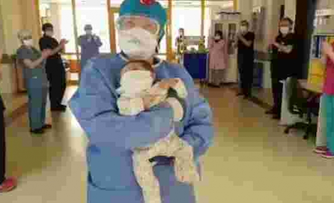 Corona virüsü tedavisi gören 45 jurnal bebek taburcu oldu