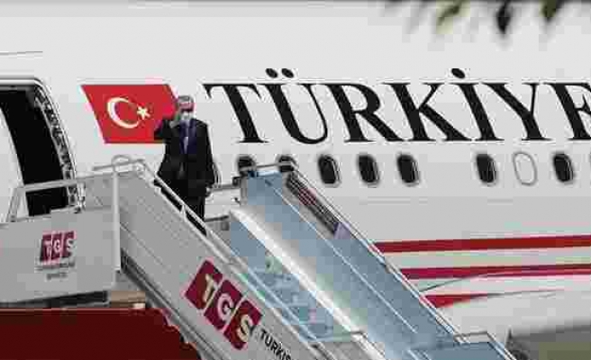 Cumhurbaşkanı Erdoğan Kuzey Kıbrıs Türk Cumhuriyeti'ne Gitti