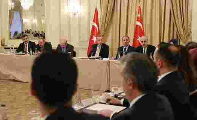Cumhurbaşkanı Erdoğan, UID Avrupa temsilcileri ile görüştü