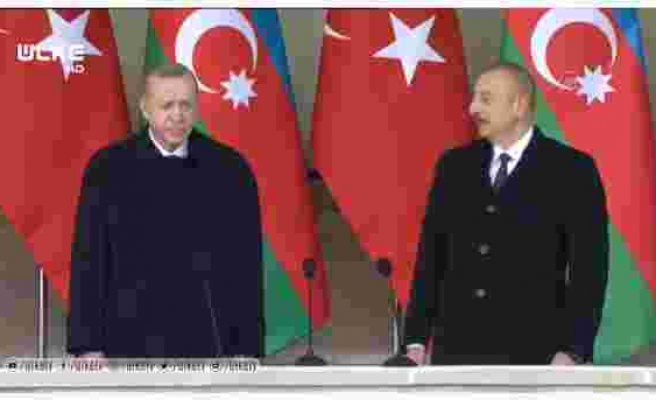 Cumhurbaşkanı Recep Tayyip Erdoğan ve İlham Aliyev, Zafer Geçidi Töreninde: '1, 2, 3 Deyince Selam Asker Diyelim'