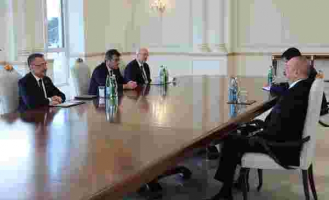 Cumhurbaşkanı Yardımcısı Oktay, Azerbaycan Cumhurbaşkanı Aliyev ile görüştü