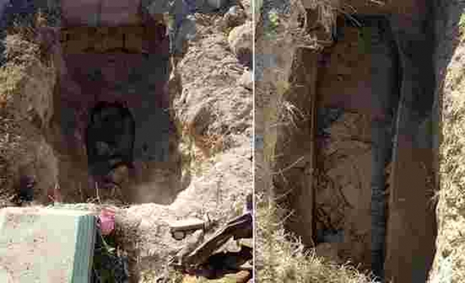 Dağlık Karabağ'dan ayrılan Ermeniler ölülerini mezarlarından çıkarıp yanlarına almış