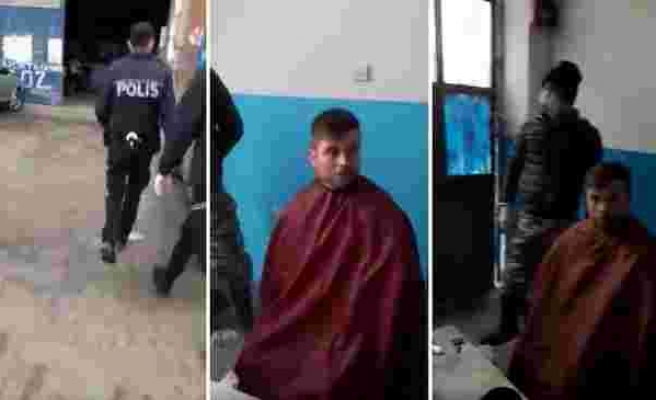 Depoda Saç Tıraşına Polis Baskını: Ne Yapacaklarını Şaşırdılar!