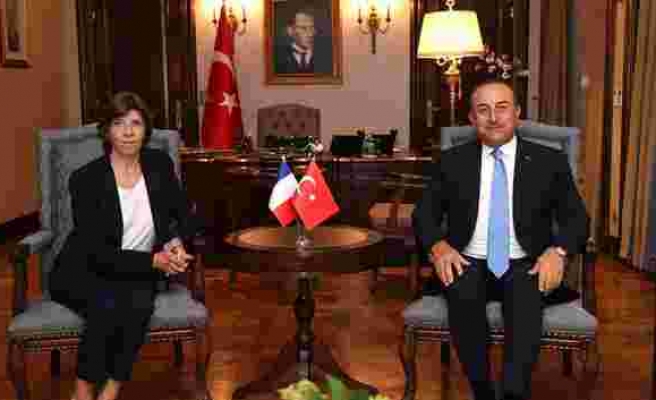 Dışişleri Bakanı Çavuşoğlu, Fransız mevkidaşı ile görüştü