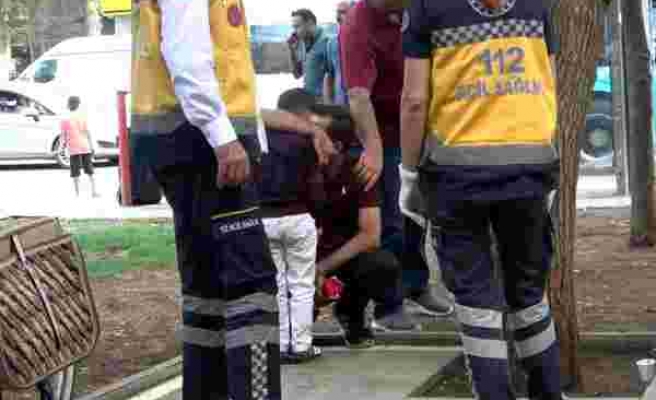 Diyarbakır’da kahreden dakikalar Türk bayrağına sarılarak intihar etmek isteyen adamı çocuğu izledi
