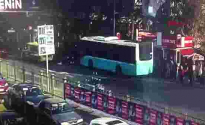 Durağa Dalmıştı: Beşiktaş'taki Otobüs Dehşetinin Görüntüleri Ortaya Çıktı